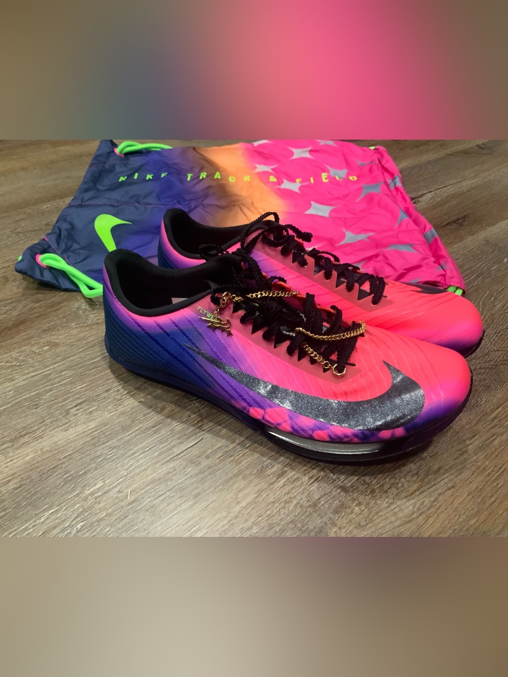 New Nike Air Zoom Maxfly 2 Glam Fierce Purple Pink Blast IM9129-500 Men’s Sz 7.5